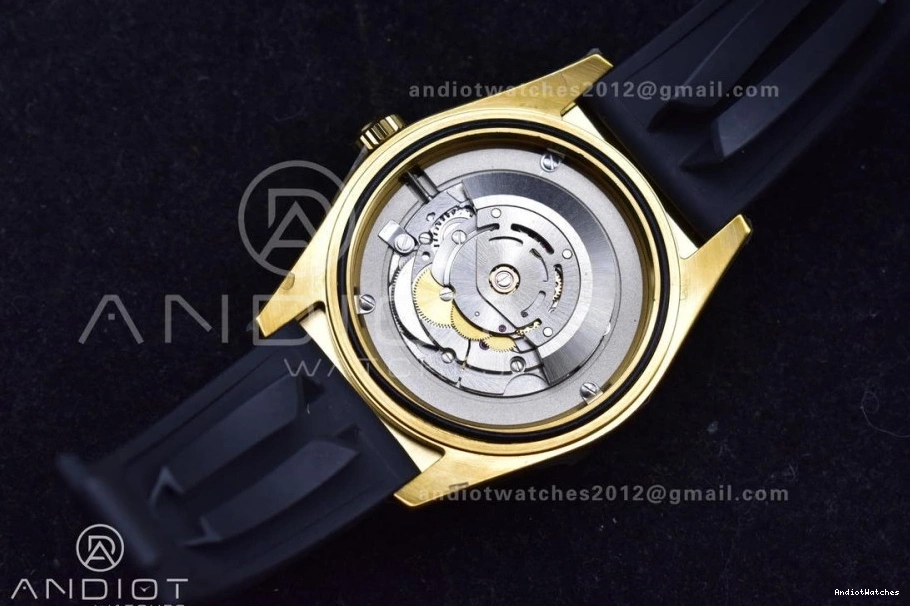 (Gain A23J Best Sky-Dweller ZF 336238 Weight) 1:1 Black Durable YG Edition Dial on 1098 Strap Oysterflex 0410